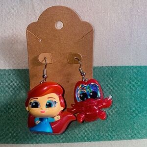 little mermaid earrings